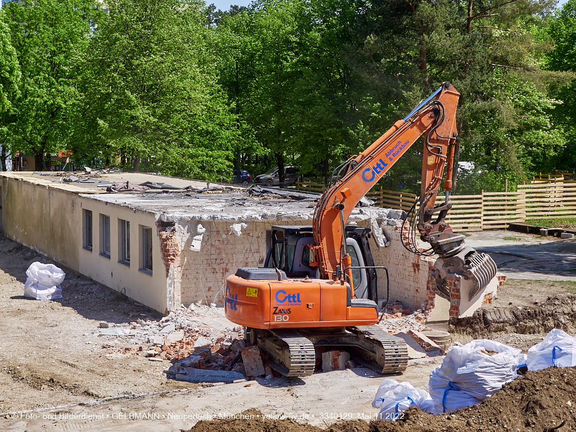 11.05.2022 - Baustelle am Haus für Kinder in Neuperlach